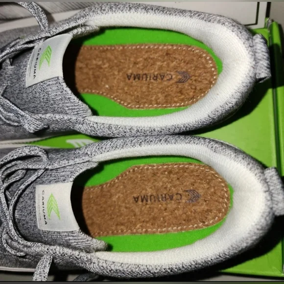 [SOLD] nisex Cariuma Knit Stone Gray Comfortable Skater Sneaker Shoe W 10, M 8.5 - Picture 6 of 8